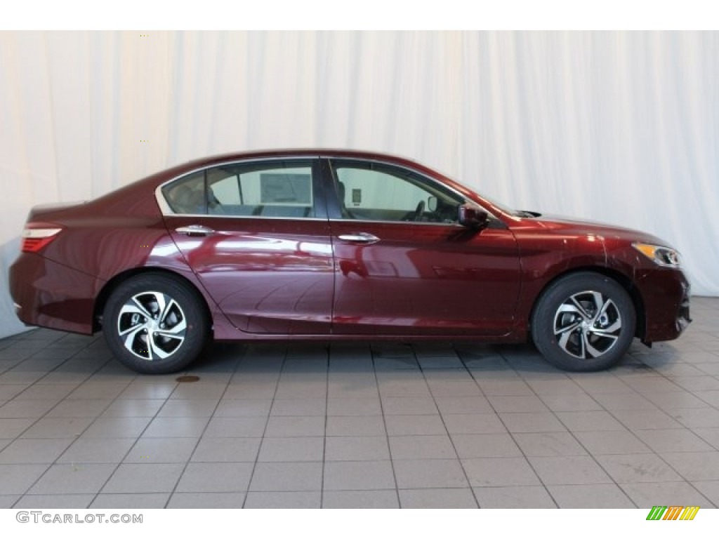 Basque Red Pearl II 2017 Honda Accord LX Sedan Exterior Photo #120002208