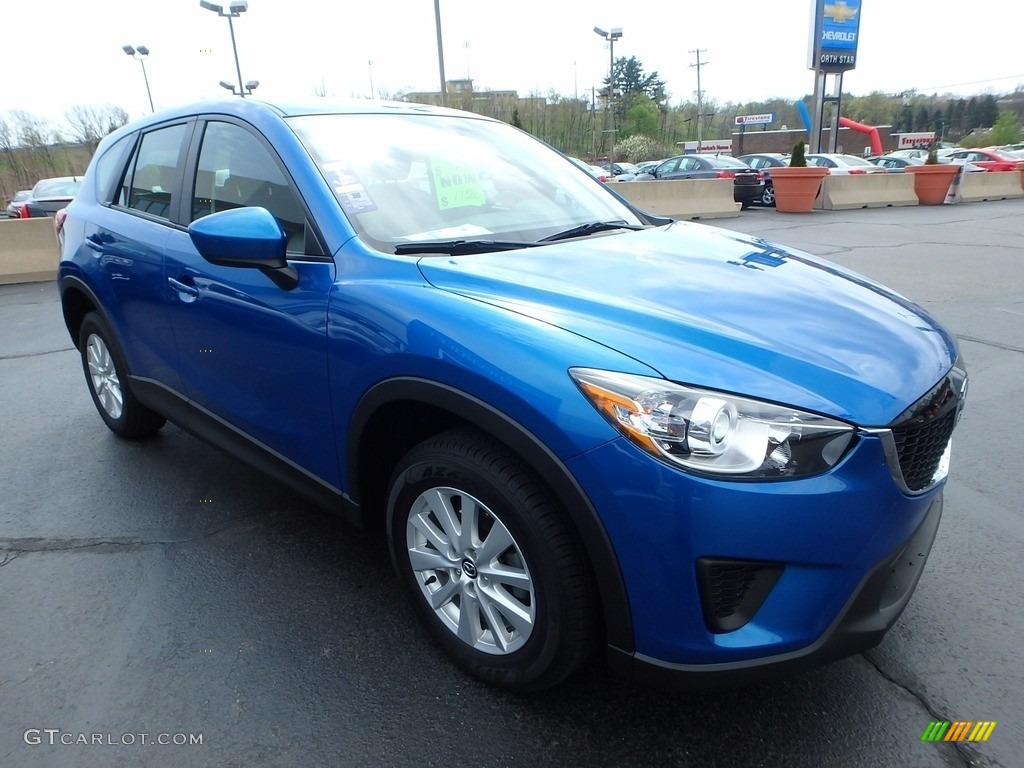 2014 CX-5 Sport AWD - Sky Blue Mica / Black photo #11