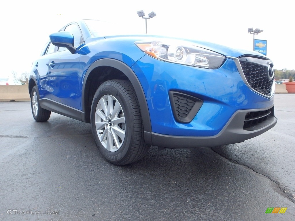 2014 CX-5 Sport AWD - Sky Blue Mica / Black photo #12