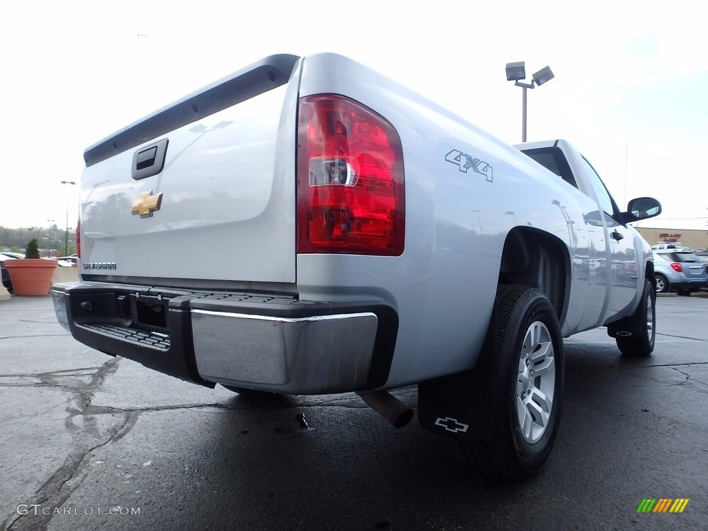 2012 Silverado 1500 Work Truck Regular Cab 4x4 - Silver Ice Metallic / Dark Titanium photo #10