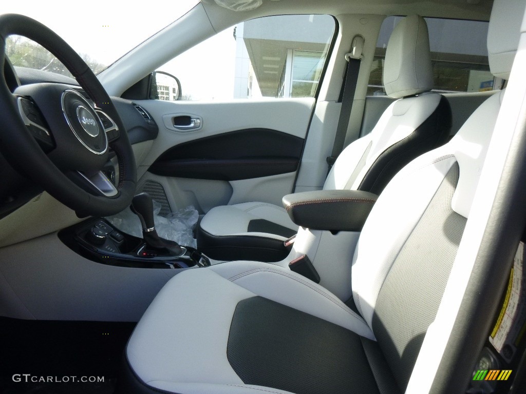 Black/Ski Gray Interior 2017 Jeep Compass Limited 4x4 Photo #120004206