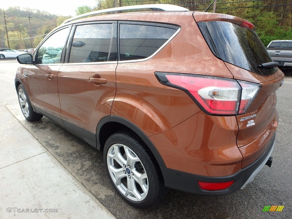 2017 Escape Titanium 4WD - Canyon Ridge / Charcoal Black photo #5