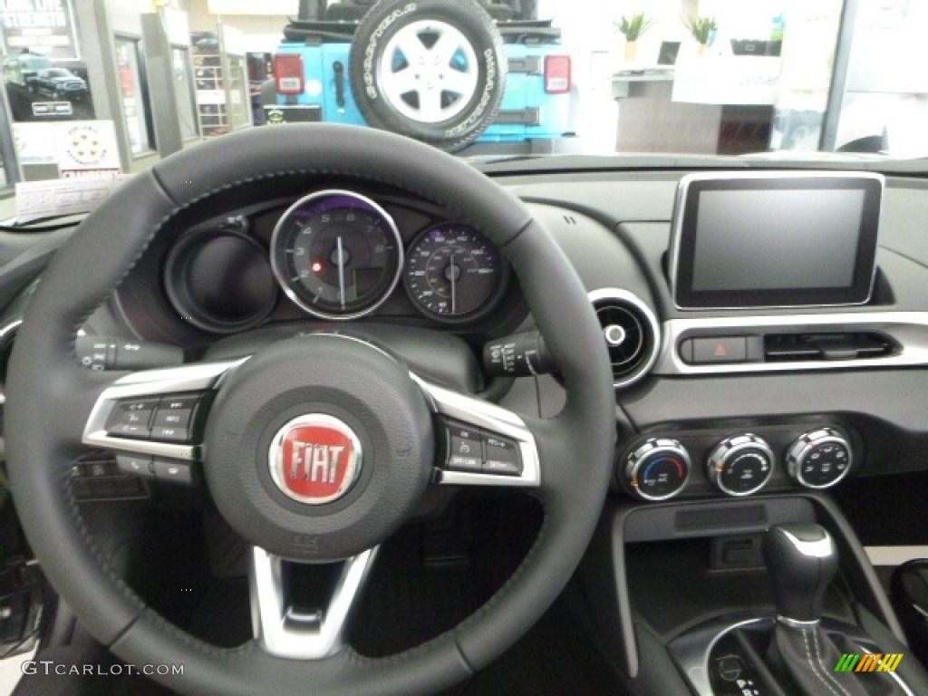 2017 124 Spider Classica Roadster - Grigio Moda Meteor Grey / Nero photo #18
