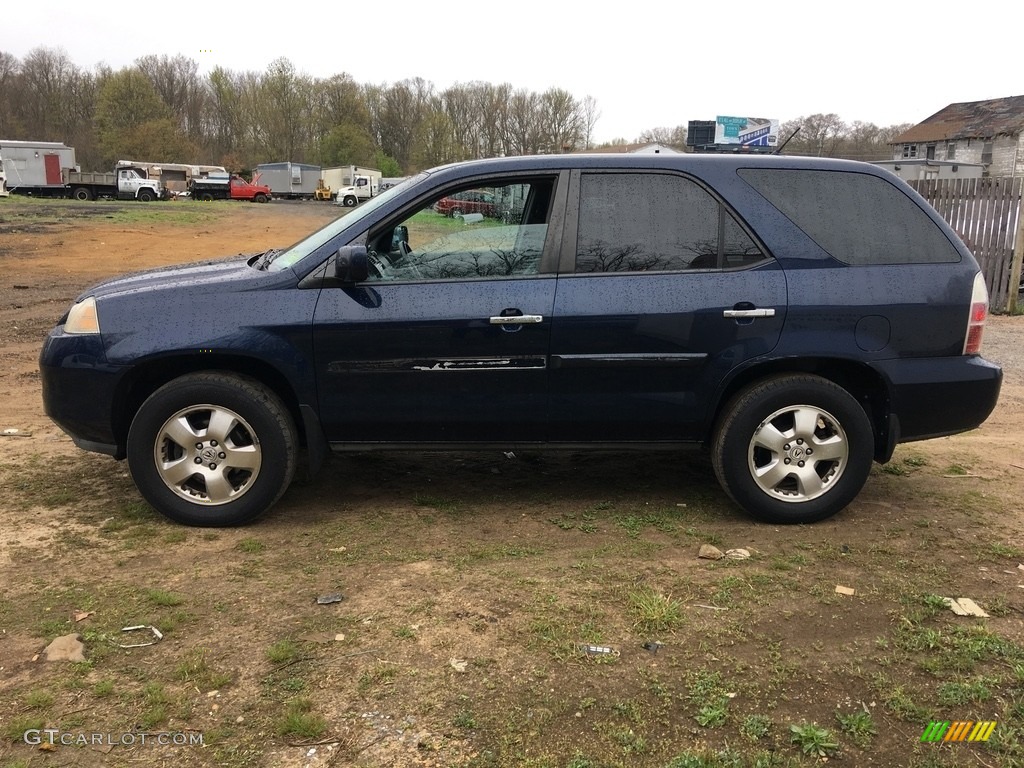 Midnight Blue Pearl 2004 Acura MDX Standard MDX Model Exterior Photo #120005556
