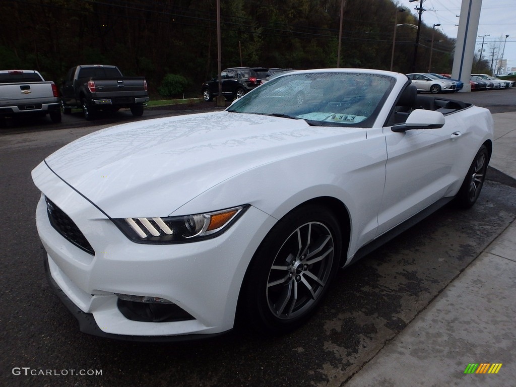 Oxford White 2016 Ford Mustang EcoBoost Premium Convertible Exterior Photo #120005589