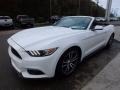 Oxford White 2016 Ford Mustang EcoBoost Premium Convertible Exterior