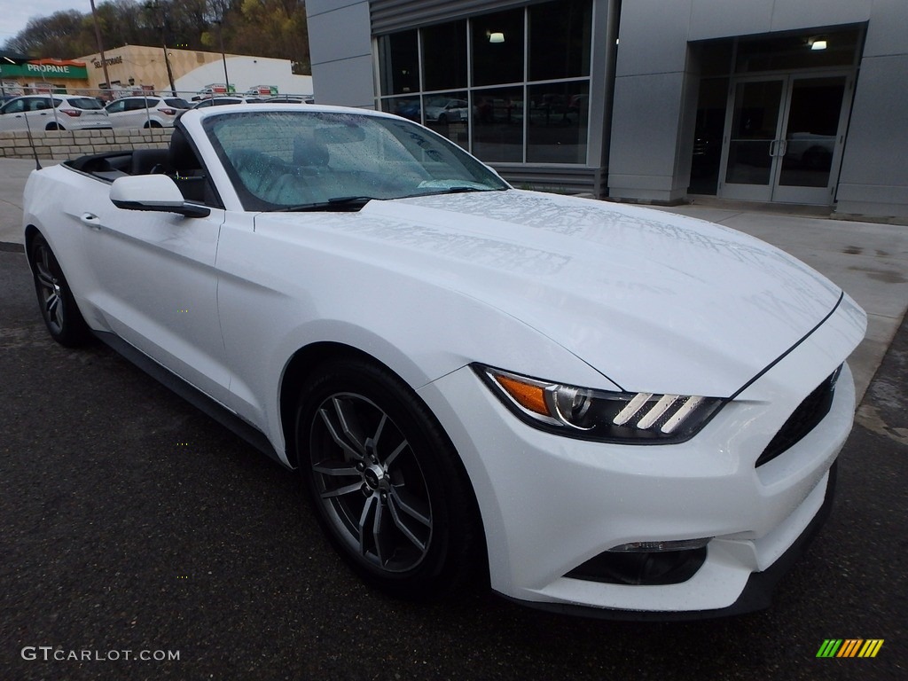 Oxford White 2016 Ford Mustang EcoBoost Premium Convertible Exterior Photo #120005637