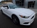 Oxford White 2016 Ford Mustang EcoBoost Premium Convertible Exterior