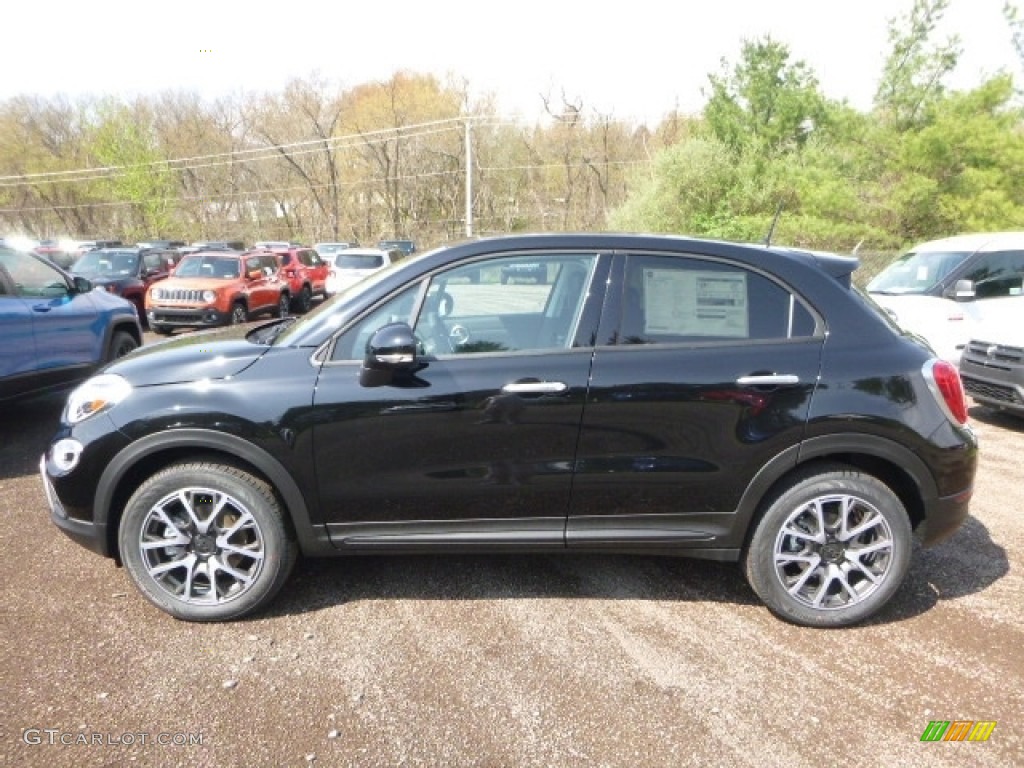 Nero Cinema (Black) 2017 Fiat 500X Trekking AWD Exterior Photo #120005641