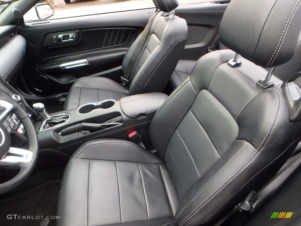 2016 Ford Mustang EcoBoost Premium Convertible Front Seat Photo #120005820