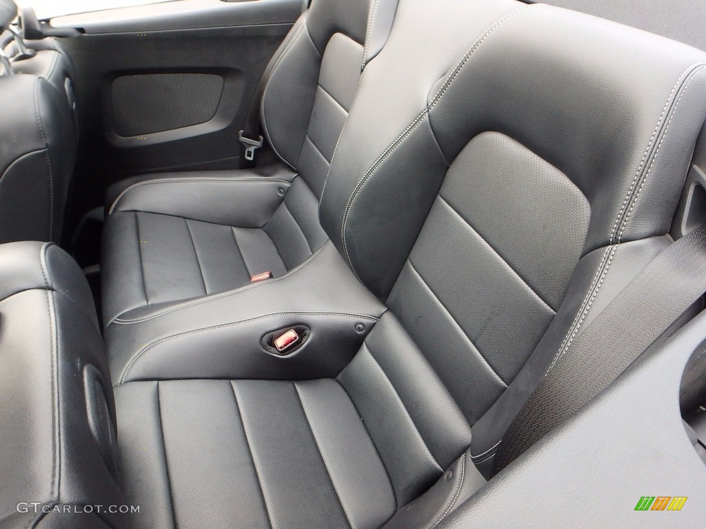 Ebony Interior 2016 Ford Mustang EcoBoost Premium Convertible Photo #120005844
