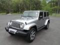 2017 Billet Silver Metallic Jeep Wrangler Unlimited Sahara 4x4  photo #2