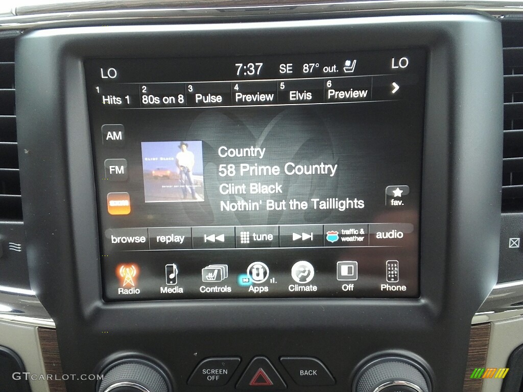 2017 Ram 3500 Laramie Mega Cab 4x4 Controls Photo #120007098
