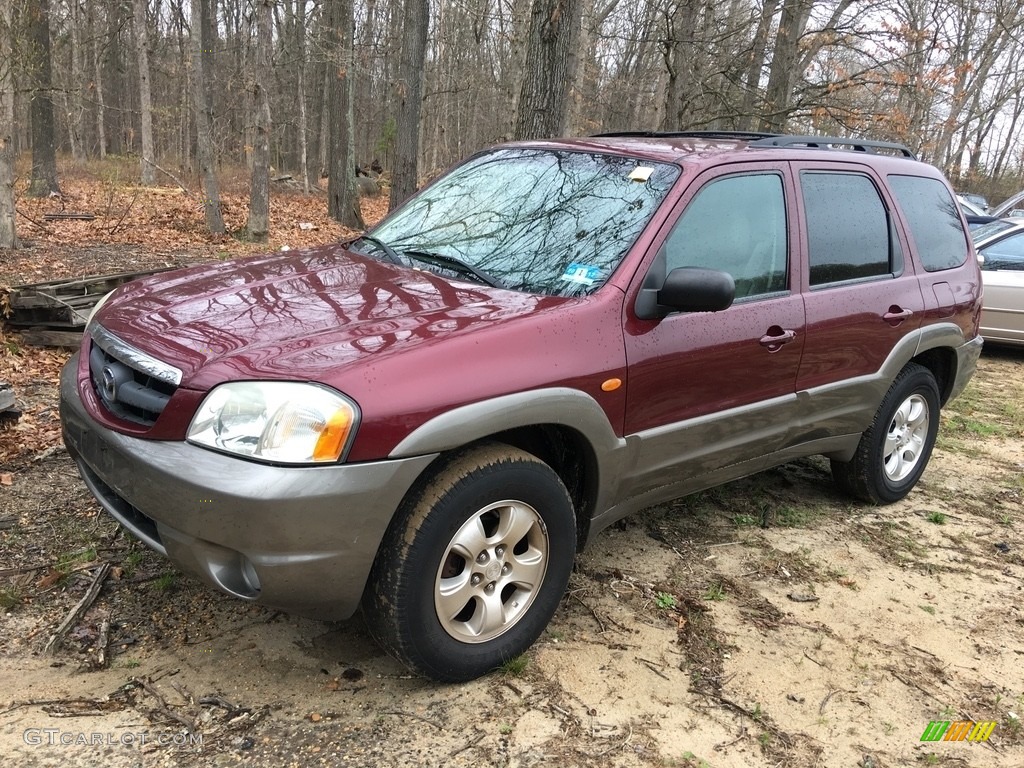 2003 Tribute ES-V6 4WD - Dark Titanium Gray Metallic / Medium Pebble Beige photo #1