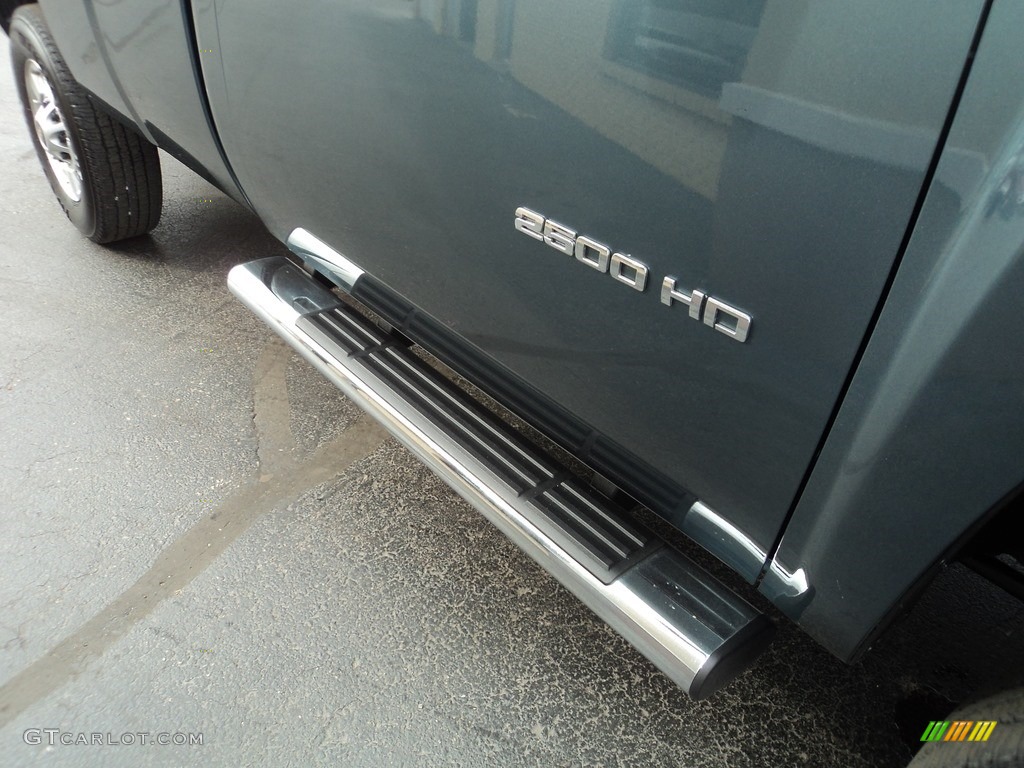 2014 Silverado 2500HD WT Regular Cab 4x4 - Blue Granite Metallic / Dark Titanium photo #25