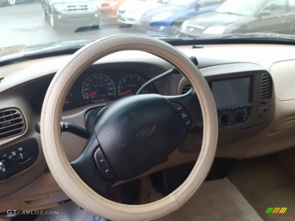 1997 F150 XLT Extended Cab 4x4 - Pacific Green Metallic / Medium Prairie Tan photo #5