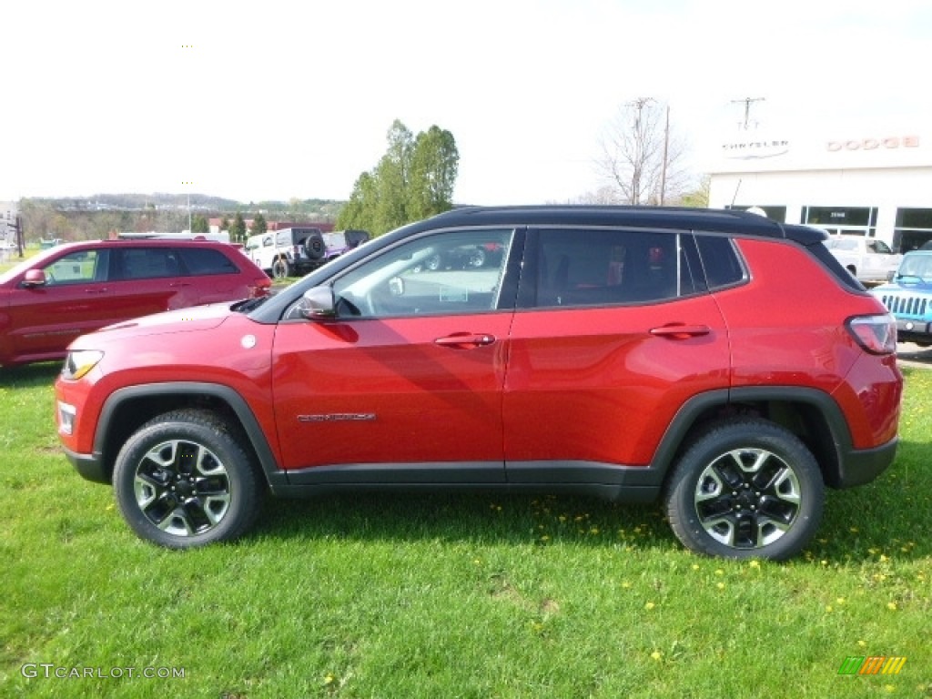 Redline 2 Coat Pearl 2017 Jeep Compass Trailhawk 4x4 Exterior Photo #120008517