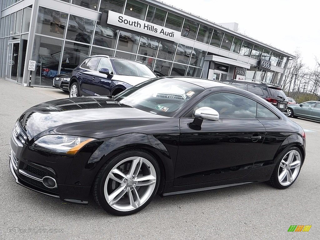 2013 TT S 2.0T quattro Coupe - Brilliant Black / Black/Orange photo #1