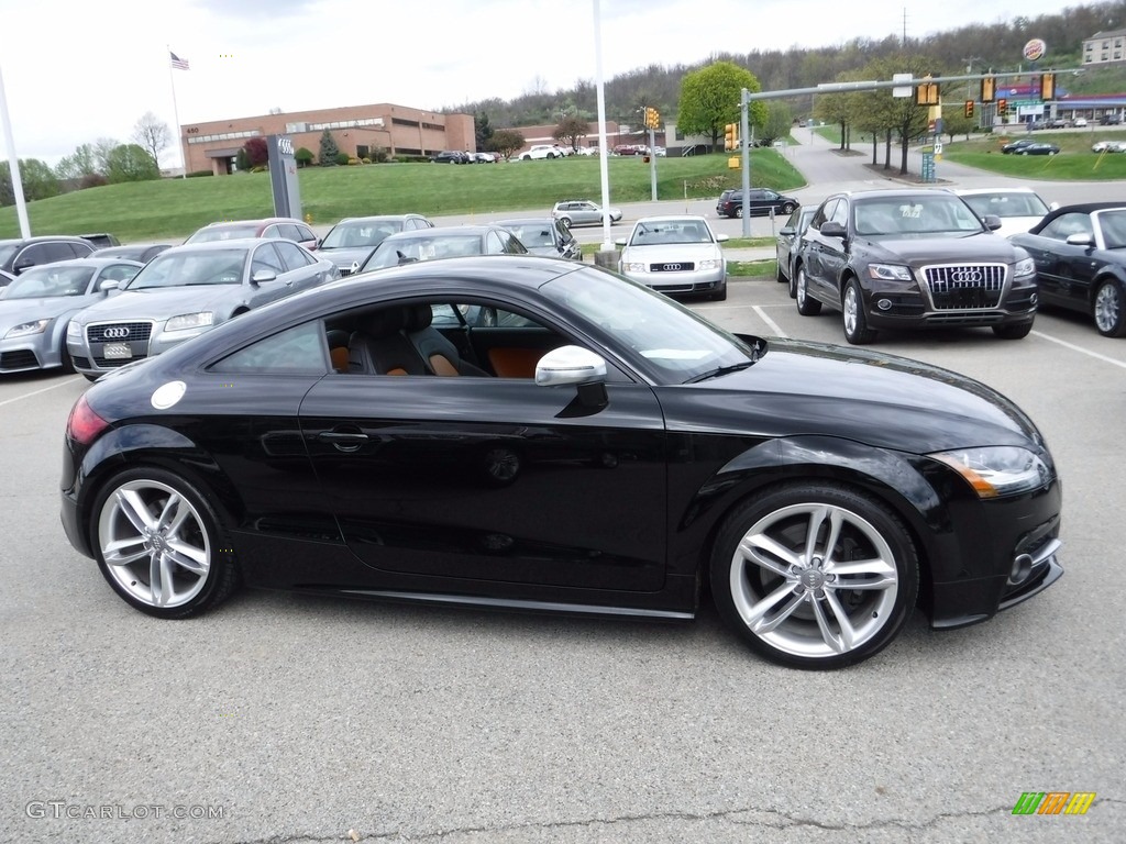 2013 TT S 2.0T quattro Coupe - Brilliant Black / Black/Orange photo #8