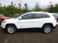 2017 Bright White Jeep Cherokee Latitude 4x4  photo #3