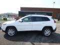 2017 Bright White Jeep Cherokee Limited 4x4  photo #3