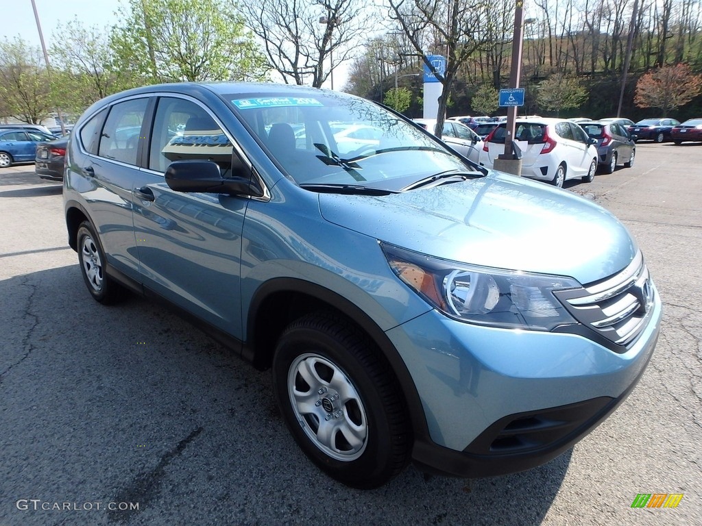 2014 CR-V LX AWD - Mountain Air Metallic / Black photo #8
