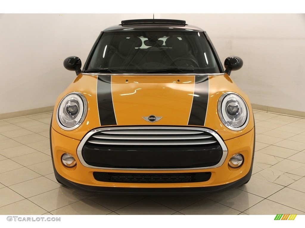 2014 Cooper Hardtop - Volcanic Orange / Carbon Black photo #2