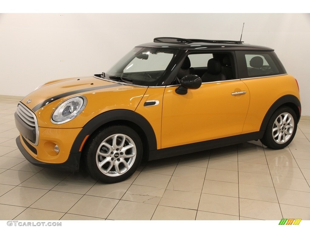 Volcanic Orange 2014 Mini Cooper Hardtop Exterior Photo #120010617
