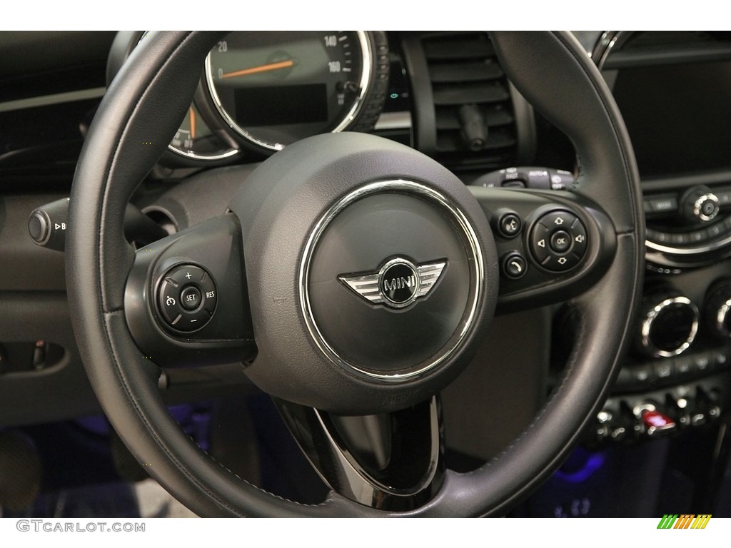 2014 Mini Cooper Hardtop Carbon Black Steering Wheel Photo #120010653
