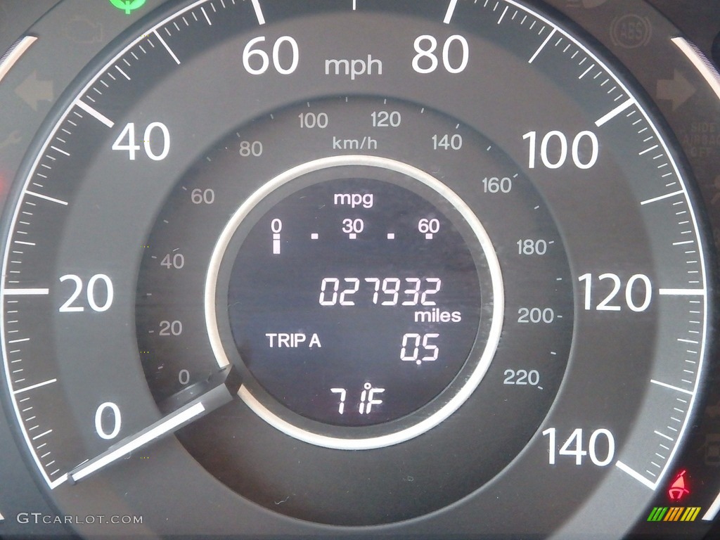 2014 CR-V LX AWD - Mountain Air Metallic / Black photo #24