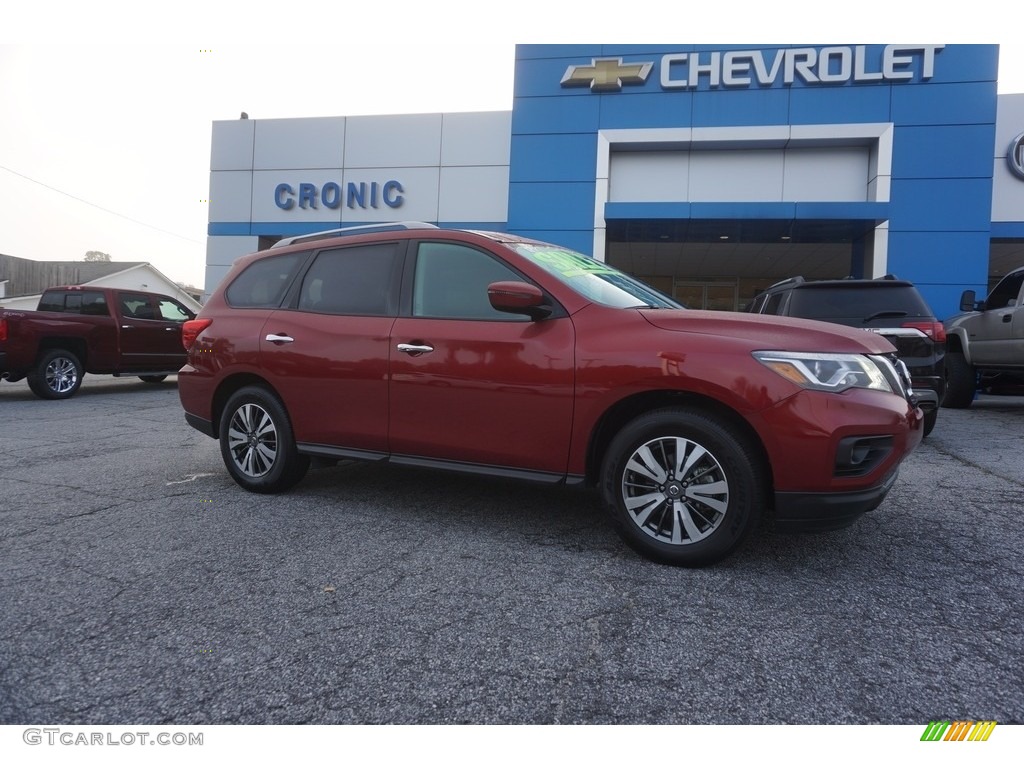 Cayenne Red Nissan Pathfinder