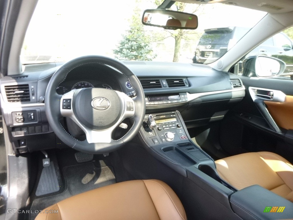 2011 CT 200h Hybrid Premium - Obsidian Black / Caramel photo #10