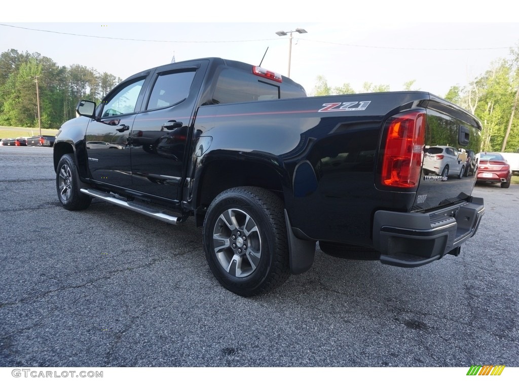 Black 2017 Chevrolet Colorado Z71 Crew Cab Exterior Photo #120012414