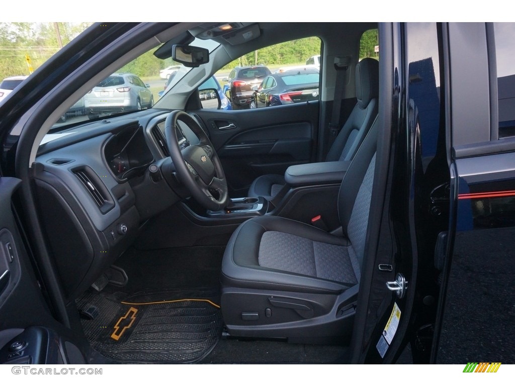 Jet Black Interior 2017 Chevrolet Colorado Z71 Crew Cab Photo #120012504