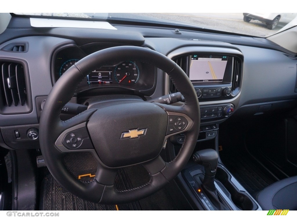 2017 Chevrolet Colorado Z71 Crew Cab Jet Black Dashboard Photo #120012525