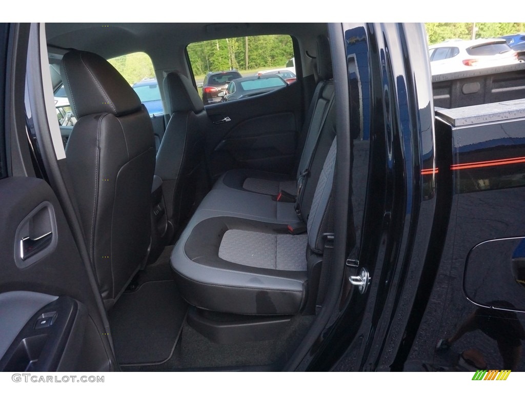 Jet Black Interior 2017 Chevrolet Colorado Z71 Crew Cab Photo #120012570