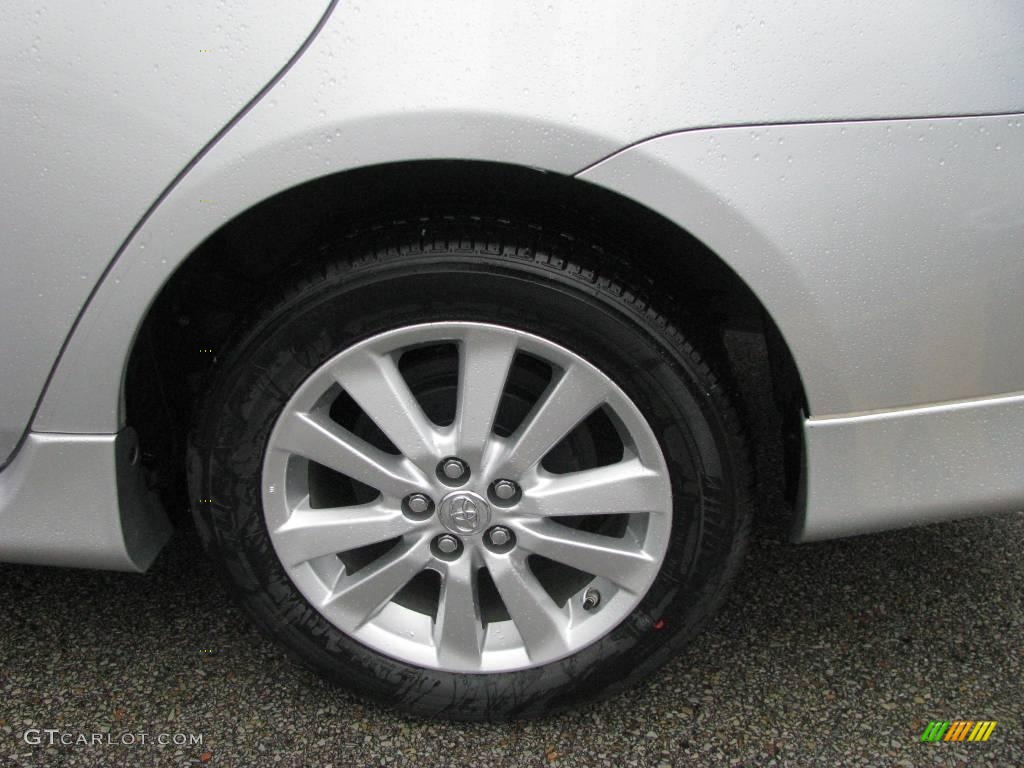 2009 Corolla S - Classic Silver Metallic / Dark Charcoal photo #3