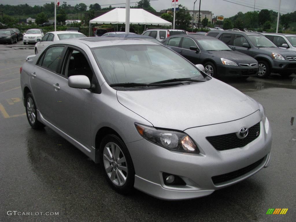 2009 Corolla S - Classic Silver Metallic / Dark Charcoal photo #9