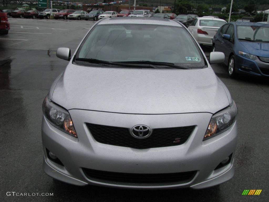 2009 Corolla S - Classic Silver Metallic / Dark Charcoal photo #10
