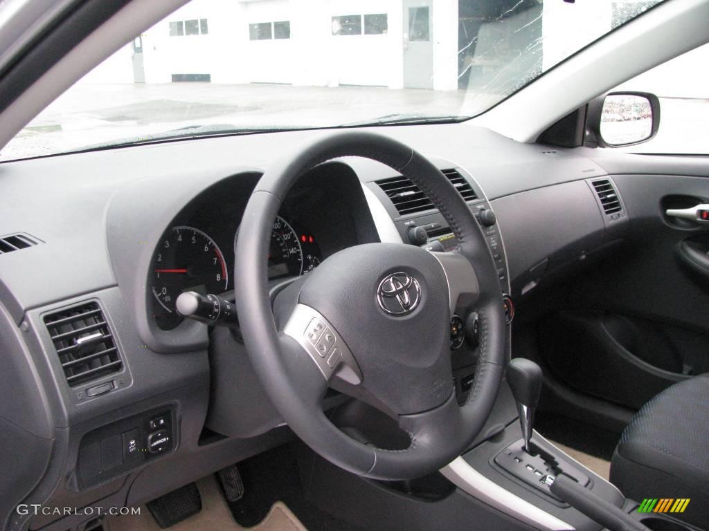 2009 Corolla S - Classic Silver Metallic / Dark Charcoal photo #13