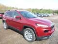 2017 Deep Cherry Red Crystal Pearl Jeep Cherokee Limited 4x4  photo #12