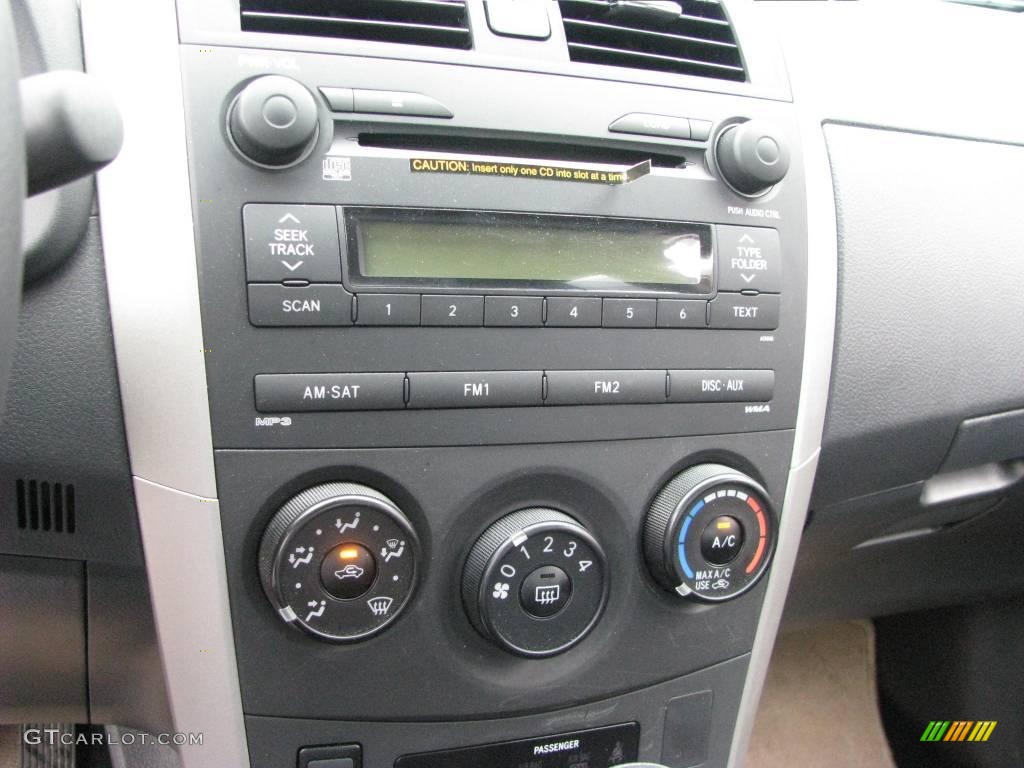 2009 Corolla S - Classic Silver Metallic / Dark Charcoal photo #16