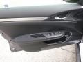 Black 2017 Honda Civic LX Sedan Door Panel