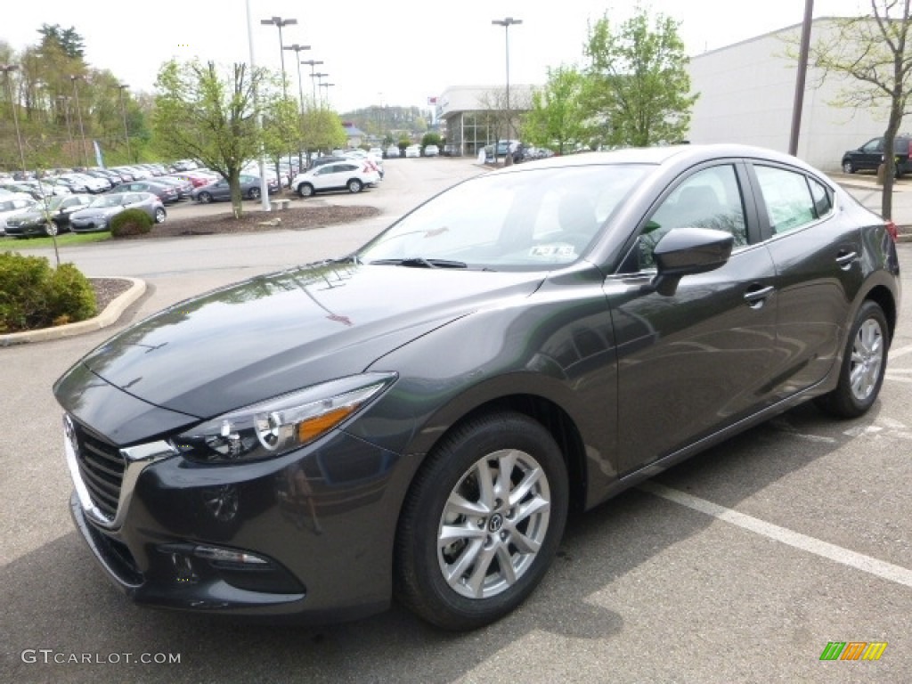 Machine Gray Metallic 2017 Mazda MAZDA3 Sport 4 Door Exterior Photo #120014027