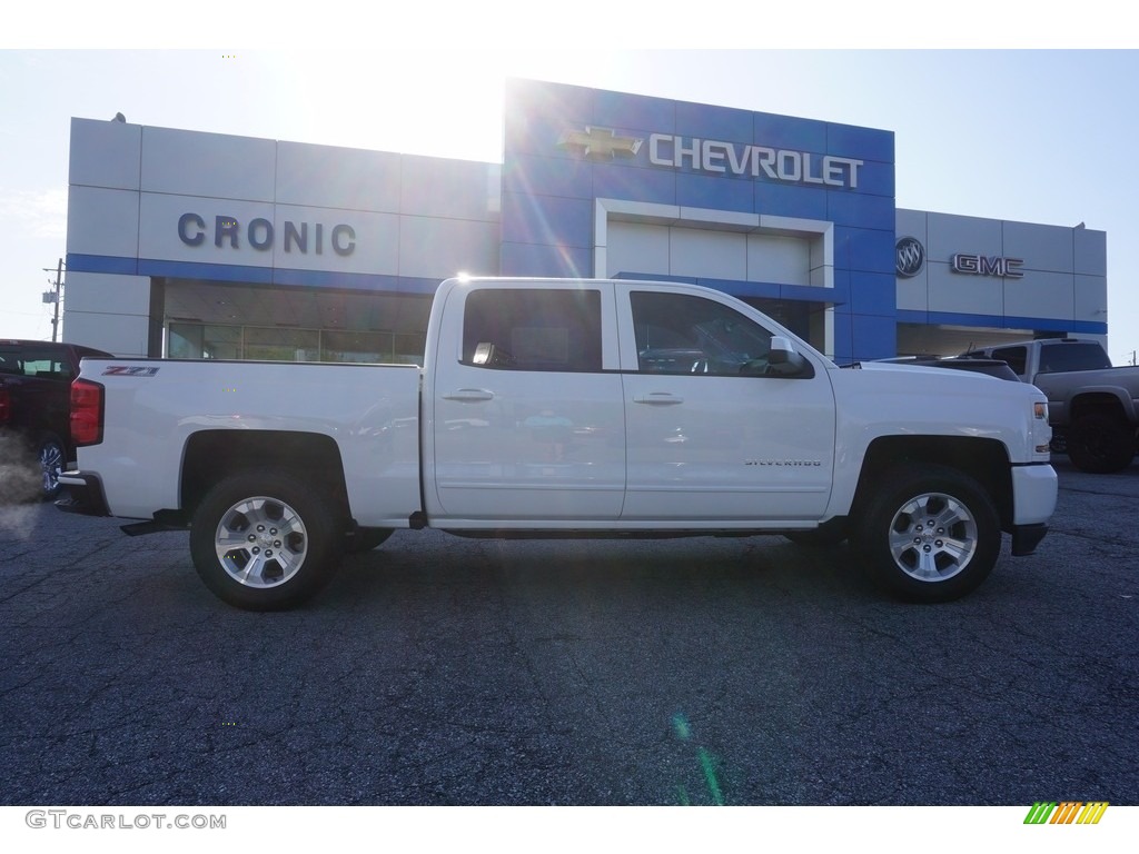 2017 Silverado 1500 LT Crew Cab 4x4 - Summit White / Jet Black photo #7