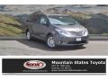 2017 Predawn Gray Mica Toyota Sienna XLE  photo #1