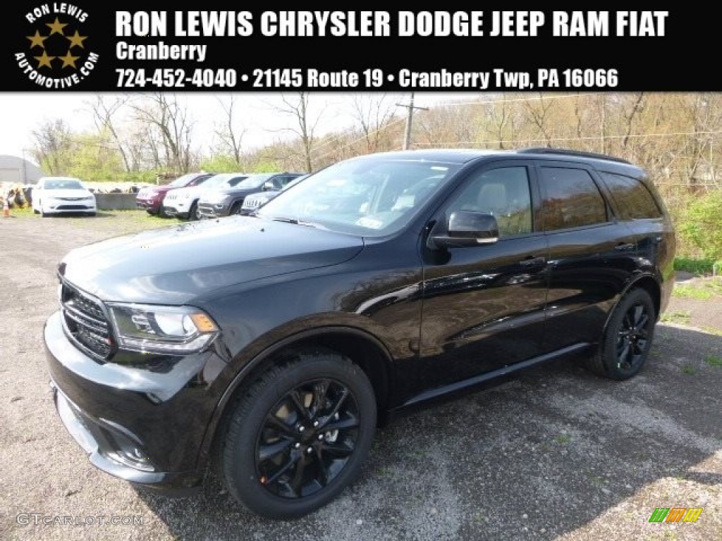 2017 Durango R/T AWD - DB Black Crystal / Black photo #1