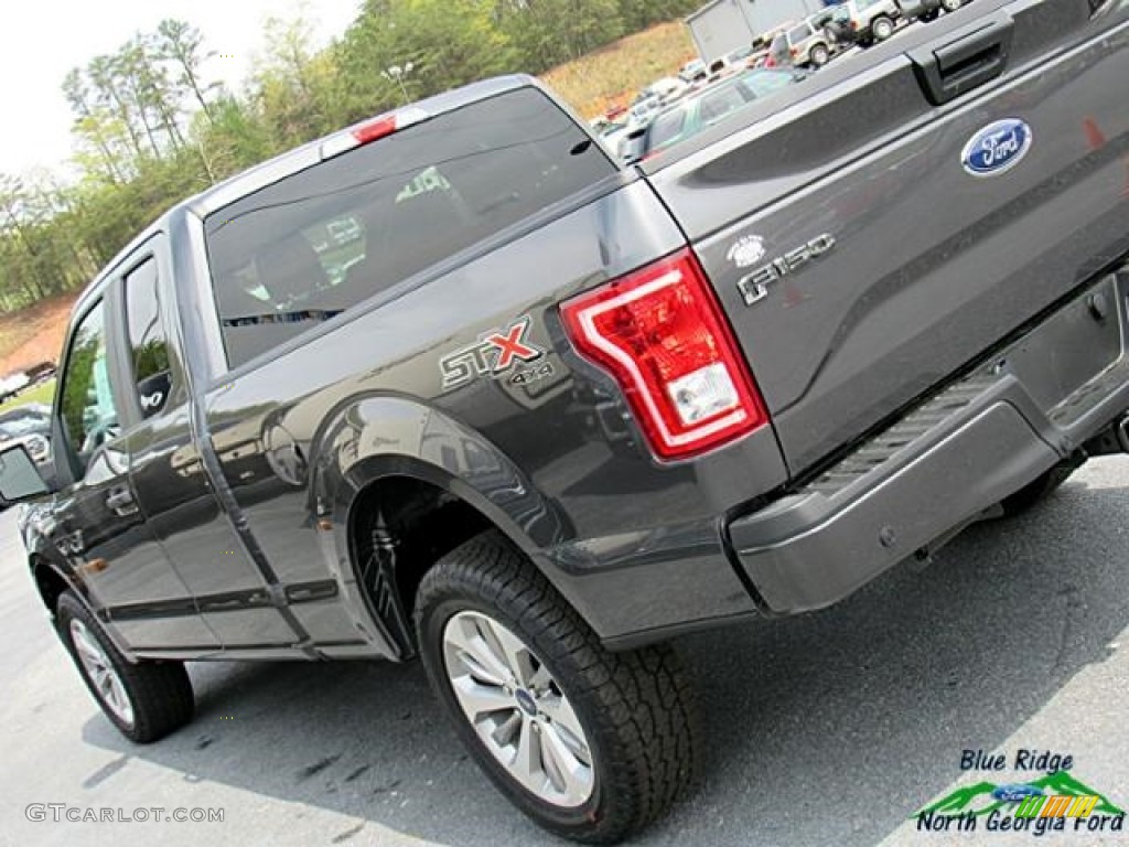 2017 F150 XL SuperCab 4x4 - Magnetic / Black photo #29