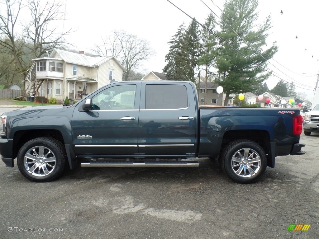 2017 Silverado 1500 High Country Crew Cab 4x4 - Graphite Metallic / High Country Jet Black/Medium Ash Gray photo #8