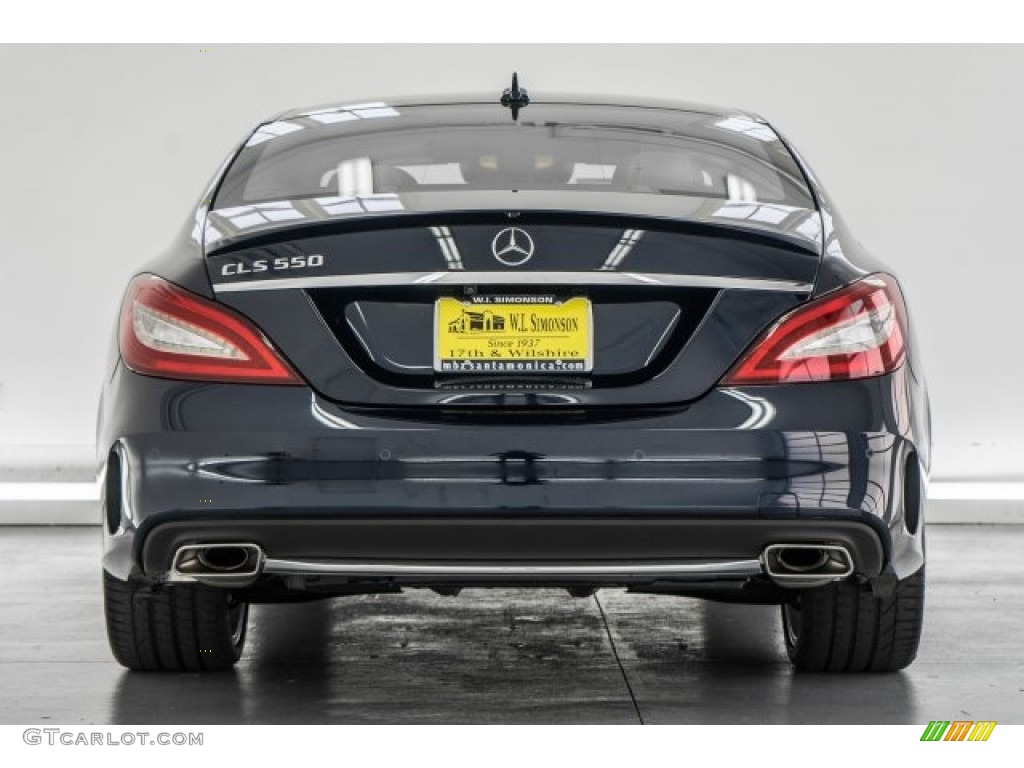 2017 CLS 550 Coupe - Lunar Blue Metallic / Saddle Brown/Black photo #4